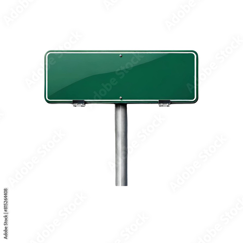 Road sign isolated on transparent background