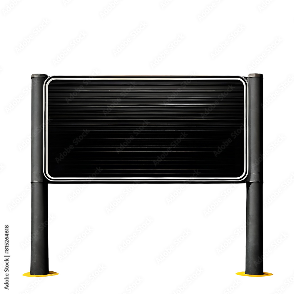 Obraz premium Road sign isolated on transparent background
