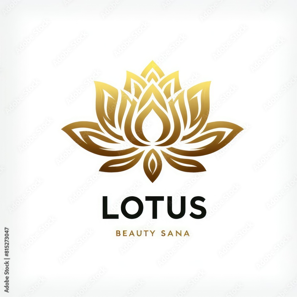 Logo Inspired by the Beauty of Lotus Flower: Symbol of Rebirth and Serenity Logo Inspired by the Beauty of Lotus Flower: Symbol of Rebirth and Serenity