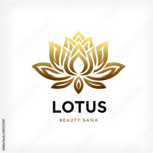 Logo Inspired by the Beauty of Lotus Flower  Symbol of Rebirth and Serenity