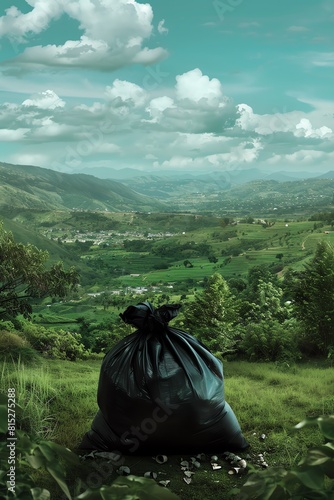 Keep the beauty of nature. Don't be a litterbug. photo