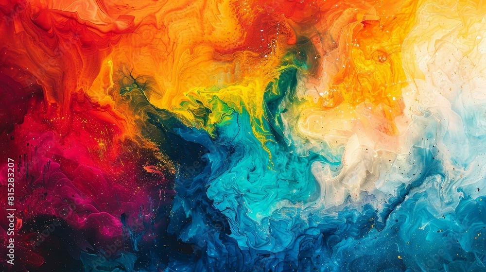 Bold, vibrant mural with stunning visual impact, Ai Generated Bold, vibrant mural with stunning visual impact, Ai Generated