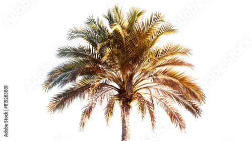palm tree isolated on white background © Alon