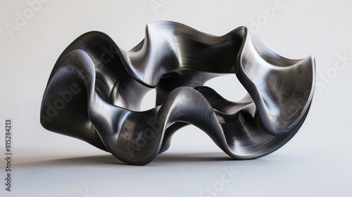 Rubberlike sculpture with the hardness of steel, Ai Generated