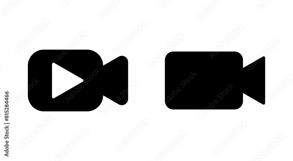 Video icon set. video camera icon vector. movie sign. cinema Video icon set. video camera icon vector. movie sign. cinema