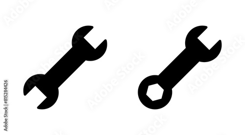 Wrench icon set. repair icon vector. tools icon vector