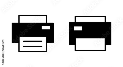 Print icon set. printer icon vector.