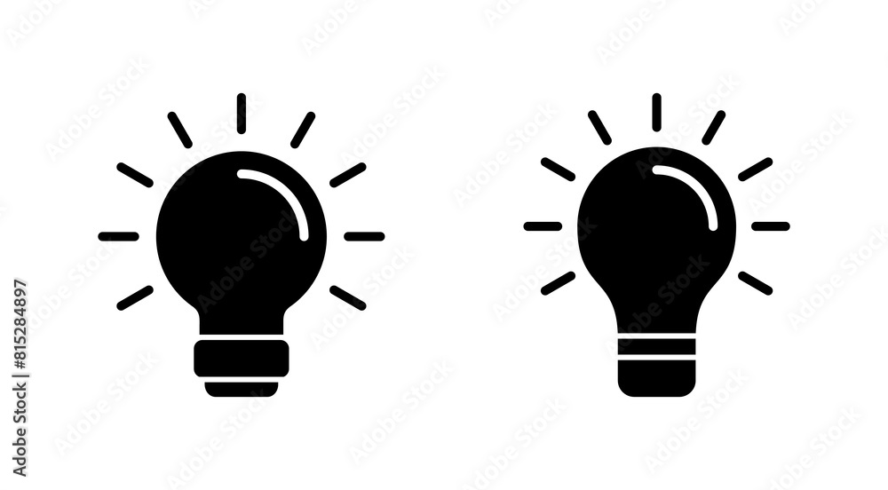 Lamp icon set. Light bulb icon vector. idea symbol. Lamp icon set. Light bulb icon vector. idea symbol.
