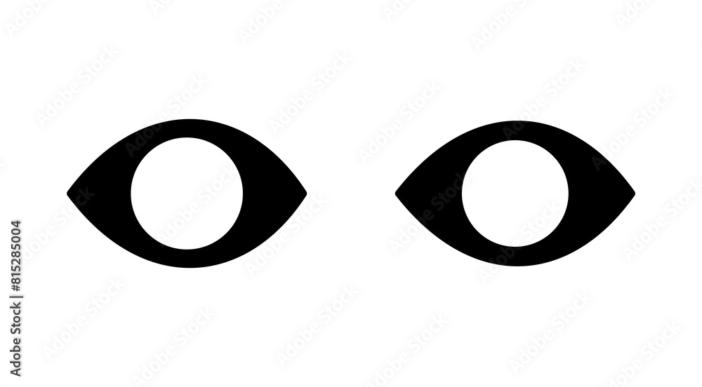 Eye icon set. Eye vector icon. Look and Vision icon. Eye icon set. Eye vector icon. Look and Vision icon.