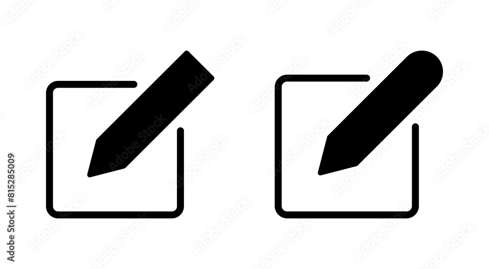 Edit icon set. edit document icon. edit text icon. pencil. sign up Edit icon set. edit document icon. edit text icon. pencil. sign up