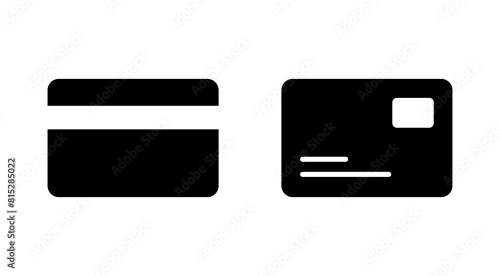 Credit card icon set. Credit card payment icon vector Credit card icon set. Credit card payment icon vector