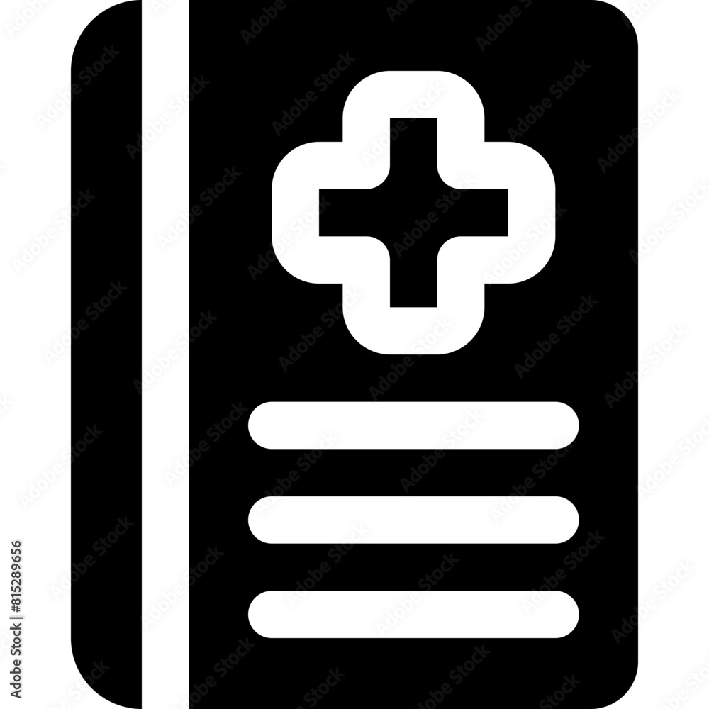 Obraz premium medical book icon