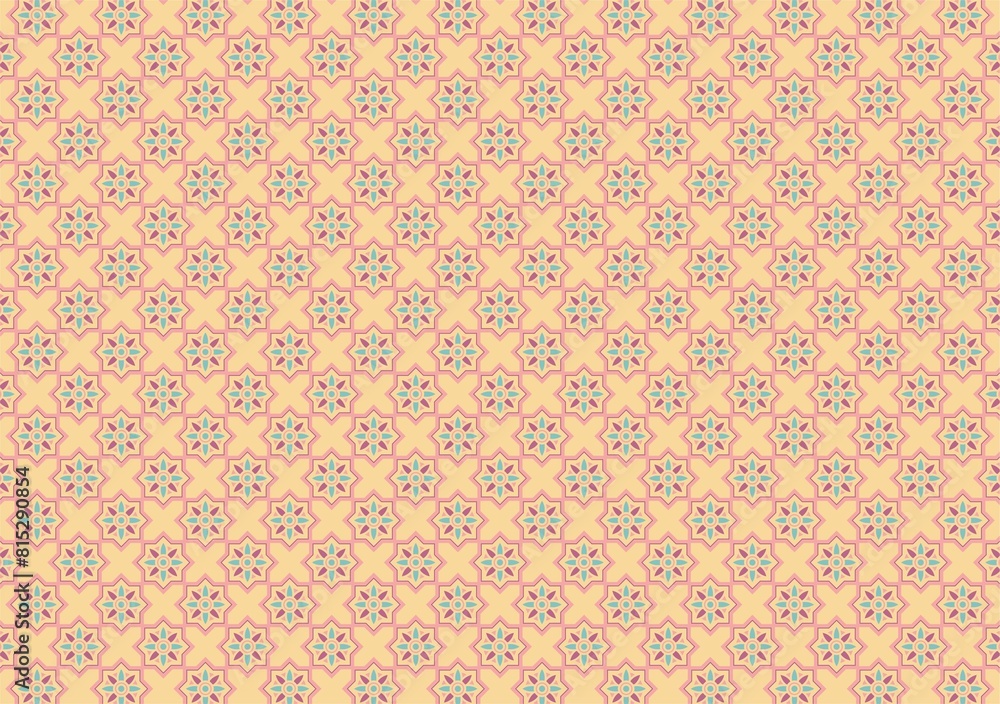 Unique batik pattern flat design Unique batik pattern flat design