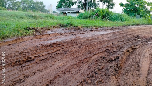 muddy road