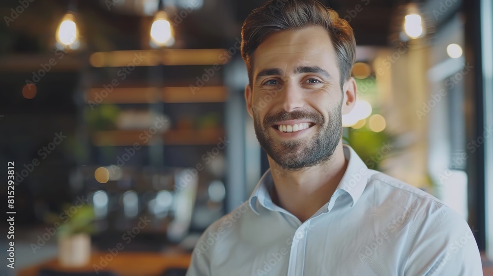 Obraz premium Customer testimonial video highlighting positive experiences with the brand, building trust and credibility among potential customers. 