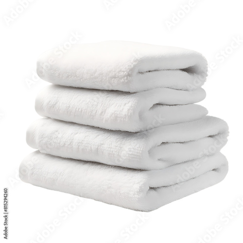 White Cloud Comfort Stack of Fluffy Towels