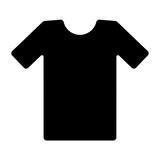 black t shirt icon 