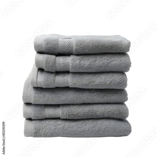 Dove Grey Delight Tower of Dove Colored Towels