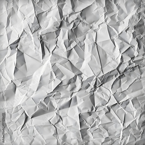 large halftone crumpled paper texture with a transparent background 