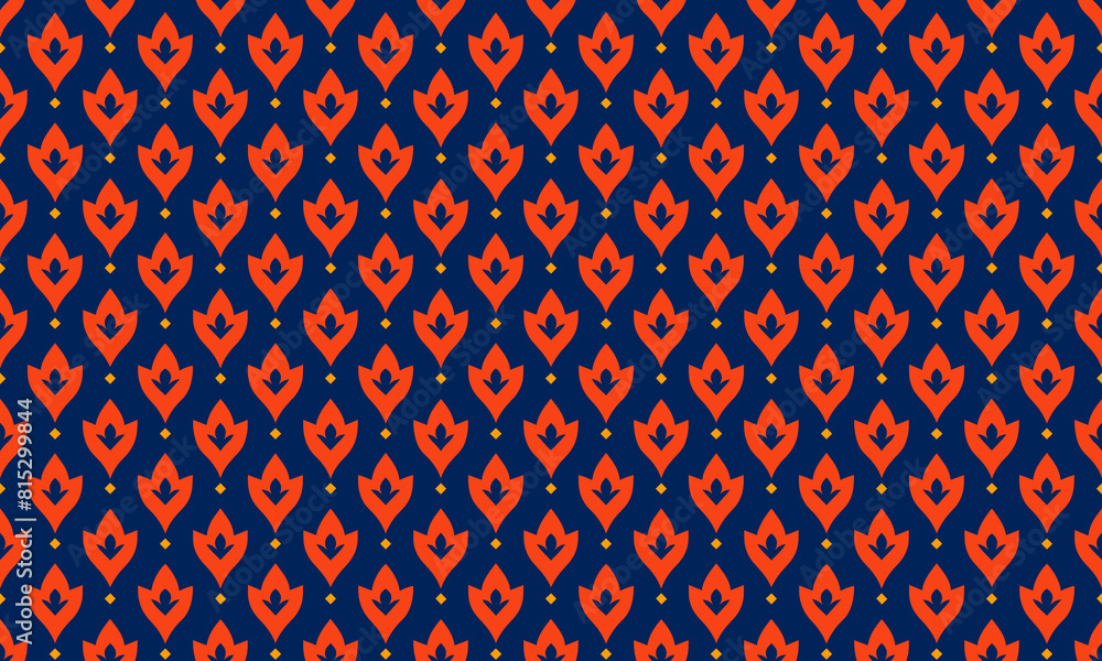 Flat Design Seamless Pattern Wallpaper Background Flat Design Seamless Pattern Wallpaper Background