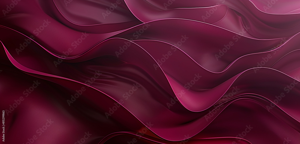 Obraz premium Luxurious abstract with seamlessly overlapping chocolate brown glowing lines.