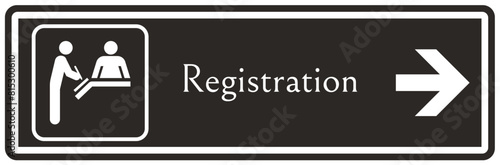 Registration sign