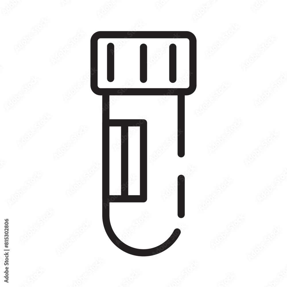 Blood Donation Medical Line Icon Blood Donation Medical Line Icon