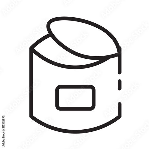 Donation Drive Food Line Icon