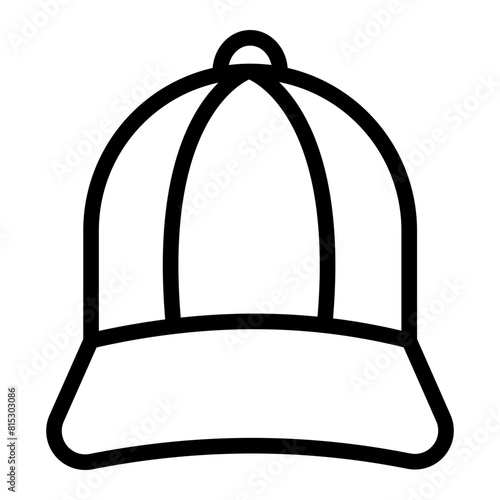 Hat Icon in Line Style