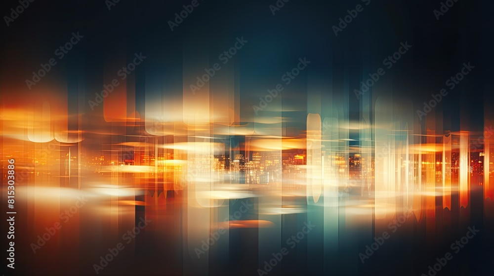 Abstract blur background of city lights at night Abstract blur background of city lights at night