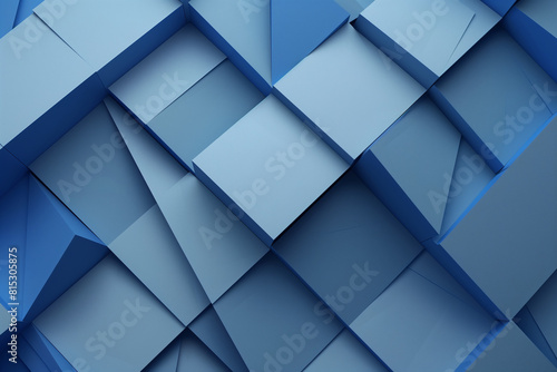 blue color background, Geometric shape, Wallpaper