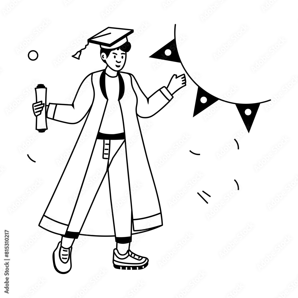Event Celebrations Flat Character Icons Event Celebrations Flat Character Icons