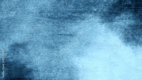 Rough and wavy grunge texture background with blue gradient. For the backdrop  banner  shining summer  old sky scene.