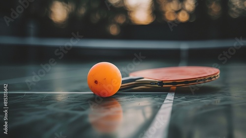 Obraz na płótnie a ping pong paddle