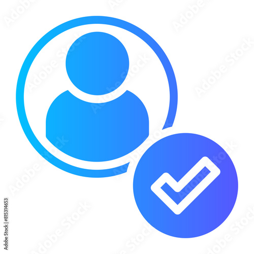 verified gradient icon