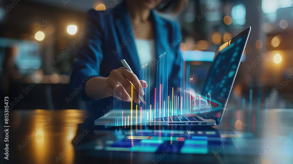 Business chart analysis, wallpaper, an intelligent perspective on organizational development towards progress Business chart analysis, wallpaper, an intelligent perspective on organizational development towards progress