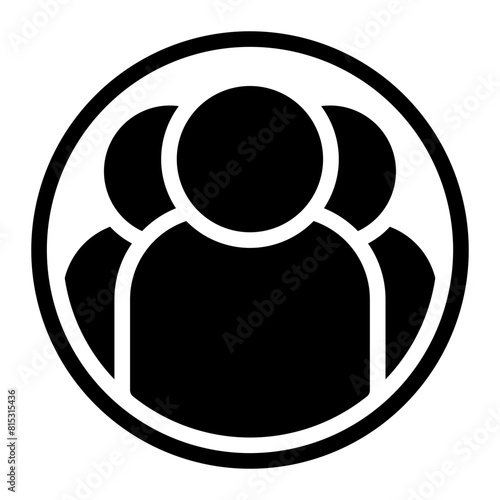 team glyph icon