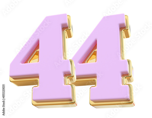 Pink Number 44