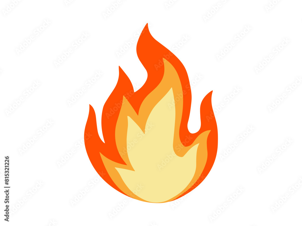 Blaze Fire Burning Background Illustration Blaze Fire Burning Background Illustration