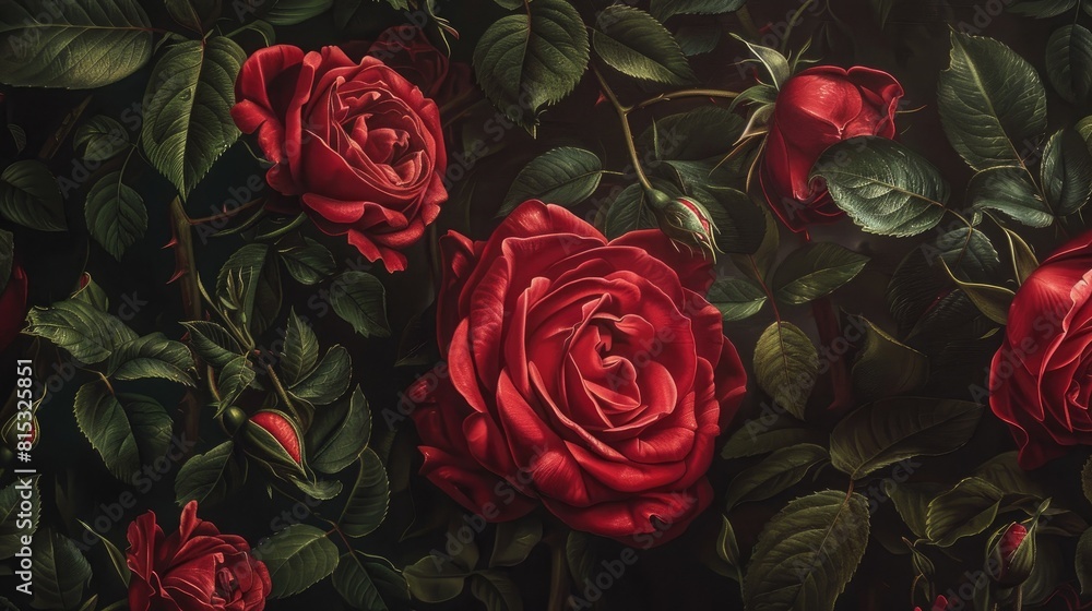 History of crimson roses History of crimson roses