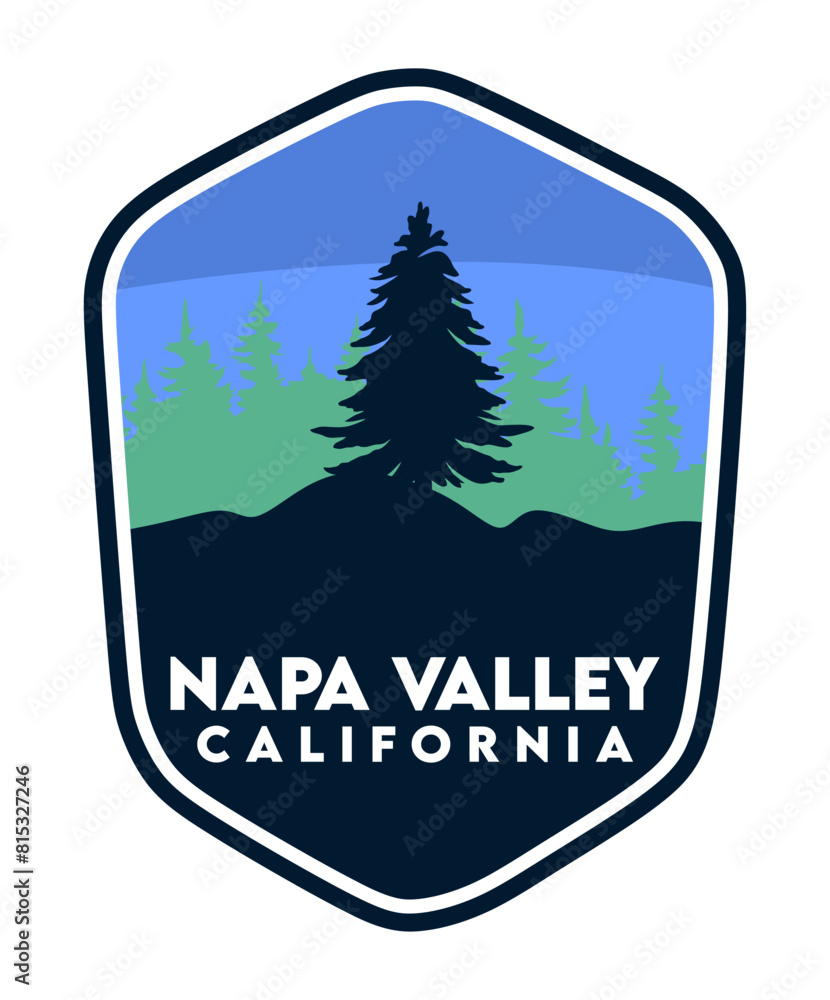 Napa Valley with beautiful blue sky views Napa Valley with beautiful blue sky views