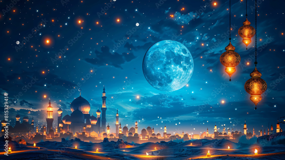 Eid Al-Fitr, A Vector Illustration Masterpiece Celebrating the Spirit of a Cherished Muslim Festival
Eid Al-Fitr, A Vector Illustration Masterpiece Celebrating the Spirit of a Cherished Muslim Festival