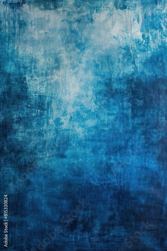 Blue cloth backdrop for photography  water color  painted  blur background