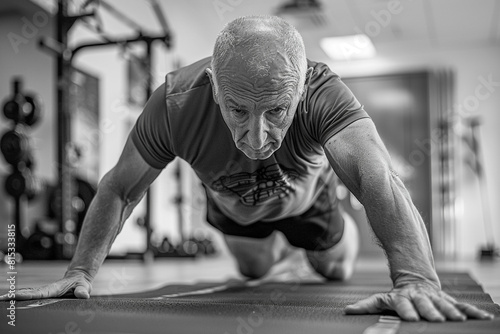 Senior Strength & Stability Exercises that focus on building core strength and improving stability. photo