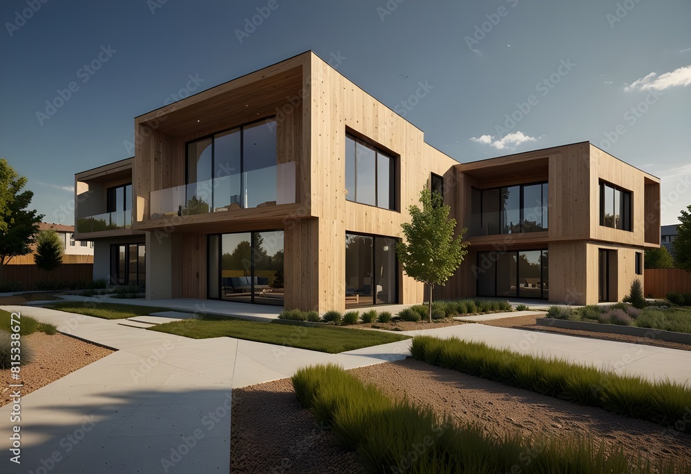Fototapeta premium Designing a new real estate.