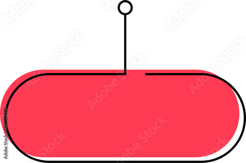 Callout Box Shape Design Element Vector