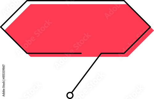 Callout Box Shape Design Element Vector