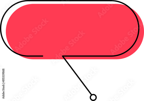 Callout Box Shape Design Element Vector