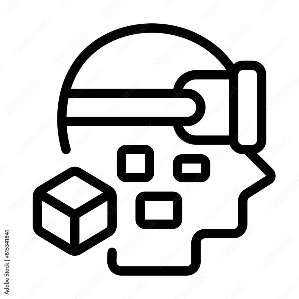 Person Icon With Line Style