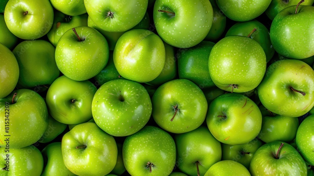 Green Apple Background, pile of green apples Green Apple Background, pile of green apples